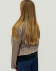 Giacca in Ecopelle con Cintura – Linea Elegante