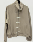 Giacca Leggera con Chiusura Nodo Stile Orientale