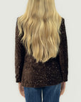 Blazer in velluto con paillettes – Eleganza luminosa per le tue serate