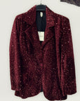 Blazer in velluto con paillettes – Eleganza luminosa per le tue serate