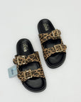 Ciabatte leopardate premium