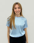 T-Shirt Satin Effetto Seta