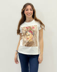 T-shirt con stampa frida