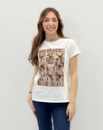 T-shirt in cotone con stampa