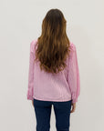 Camicia a quadri con pizzo