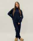 Completo premium maglia collo alto e pantaloni