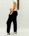 Pantaloni jogger con elastico in vita