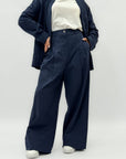 Pantaloni a palazzo in cotone