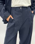 Pantaloni a palazzo in cotone