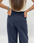 Pantaloni a palazzo in cotone