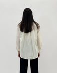 Camicia in cotone con ricami