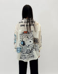 Camicia taglia comoda con stampa