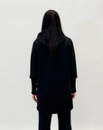 Giacca in neoprene con cappuccio