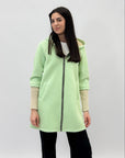 Giacca in neoprene con cappuccio
