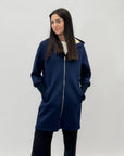 Giacca in neoprene con cappuccio