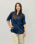 Camicia leggera con fiori