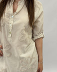 Camicia leggera con fiori