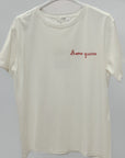 T-shirt con scritta "drama queen"