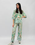Completo maglia e pantaloni kimono
