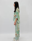 Completo maglia e pantaloni kimono