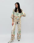 Completo maglia e pantaloni kimono