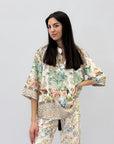 Completo maglia e pantaloni kimono