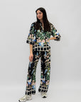 Completo maglia e pantaloni kimono