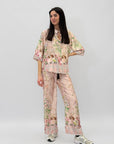 Completo maglia e pantaloni kimono