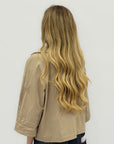 Trench corto in cotone