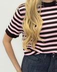 T-shirt Righe Contrast