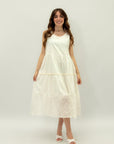 Abito midi in cotone