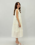 Abito midi in cotone
