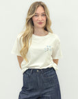 T-Shirt con Scritta Ricamata “Mi Hai Scocciato"