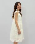 Abito in cotone con fiocchi