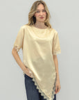 Blusa Satin con Pizzo – Elegante, Femminile e Raffinata