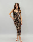 Completo top e gonna leopardato