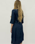 Abito Midi Denim Linea Morbida