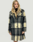Cappotto a quadri oversize - Trendy e caldo