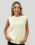 Gilet donna in maglia con lana e cashmere