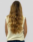 Gilet donna in maglia con lana e cashmere