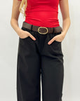 Pantalone Balloon Vita Alta