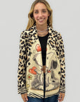 Blazer donna fantasia cartoon e animalier