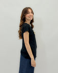 T-shirt con fiocchi