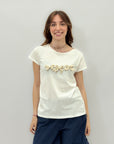 T-shirt con fiocchi