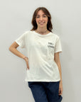 T-shirt scritta "amati sempre"