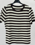T-shirt Righe Contrast
