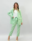 Completo giacca e pantalone con fiocco