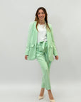 Completo giacca e pantalone con fiocco