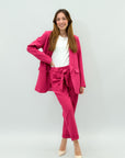 Completo giacca e pantalone con fiocco