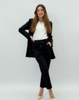 Completo giacca e pantalone con fiocco